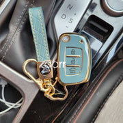Hyundai i20/Venue/Creta/Verna Flip Key Premium Keycase