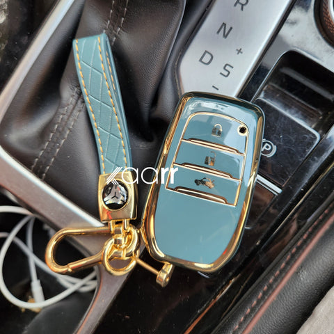 Fortuner 3 Button Key Premium Keycase
