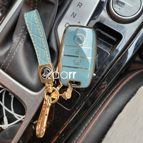 Kia Seltos/Carens/Sonet (Keyless 3 Button Key) Premium Keycase