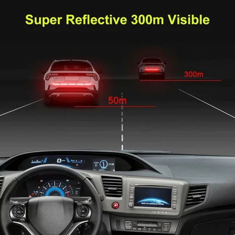 High Intensity Warning Safety Reflector Trunk Strips