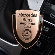 3D Owners Club Car Metal Emblem Badge Sticker Decal (Gold)
