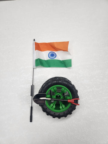 Miniature Spare Tyre Flag Shovel (Premium Quality)