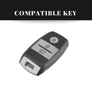 Kia Seltos/Carens/Sonet (Keyless 3 Button Key) Premium Keycase