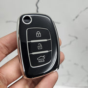 Hyundai i20/Venue/Creta/Verna Flip Key Premium Keycase