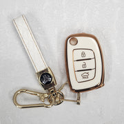 Hyundai i20/Venue/Creta/Verna Flip Key Premium Keycase