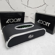 Royal Tissue Holder Leather Case with Logo & Tissues