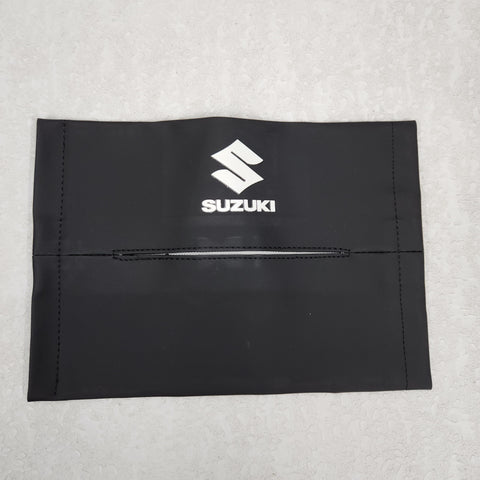 Car Tissue Bag Organiser with Logo (Black Color)