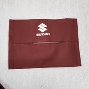 Car Tissue Bag Organiser with Logo (Maroon Color)