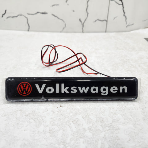 Car Grille LED Logo Light Badge