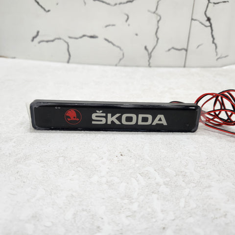 Car Grille LED Logo Light Badge