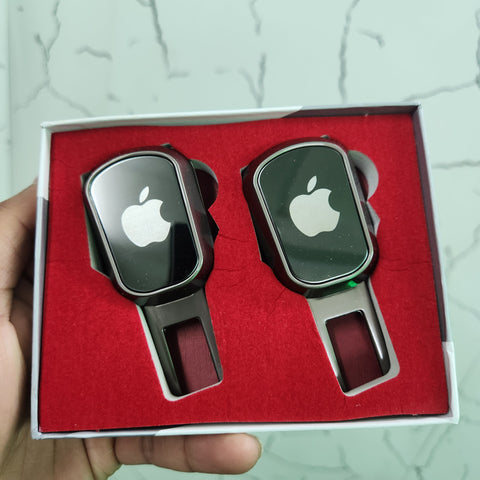 2 Pcs, Metal & Glass 2in1 Metal Buckle & Holder With Logo