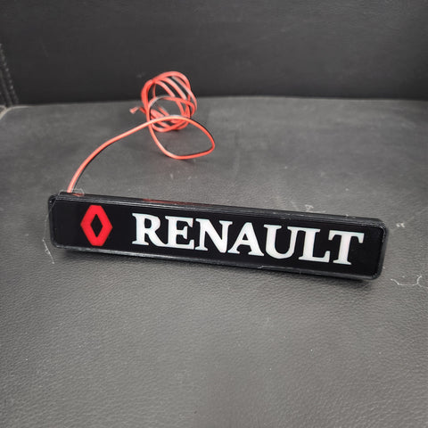 Car Grille LED Logo Light Badge