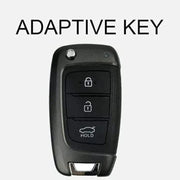 Hyundai Verna Old Flip Key Carbon Abs Keycase with Chain