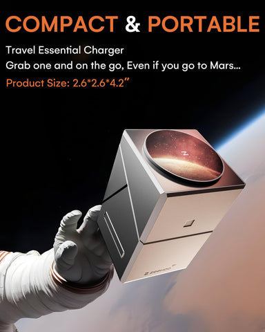 3 in 1 Auto Rotation Wireless Charging Station