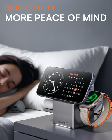 3 in 1 Auto Rotation Wireless Charging Station
