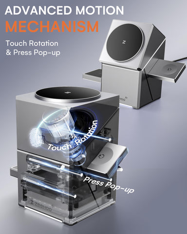 3 in 1 Auto Rotation Wireless Charging Station