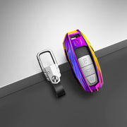 Audi New Key Armour Metal Alloy Keycase with Holder & Rope Chain