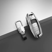Audi New Key Armour Metal Alloy Keycase with Holder & Rope Chain