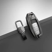 Audi New Key Armour Metal Alloy Keycase with Holder & Rope Chain
