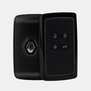 Renault New Key Metal Alloy Leather Keycase with Holder & Rope Chain