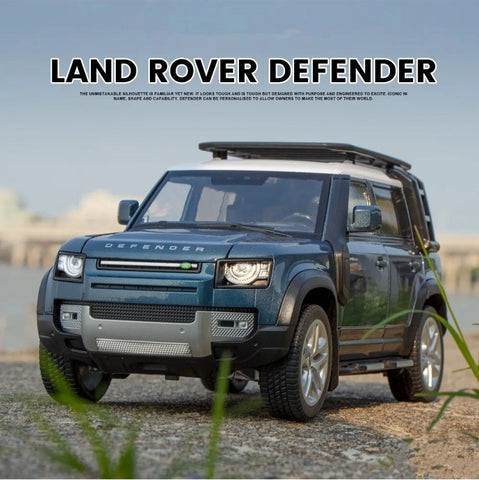 Defender 110 Blue Metal Diecast Car 1:18 (28x11 cm)