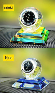 Crystal Ball Clock Car Perfume Heavy