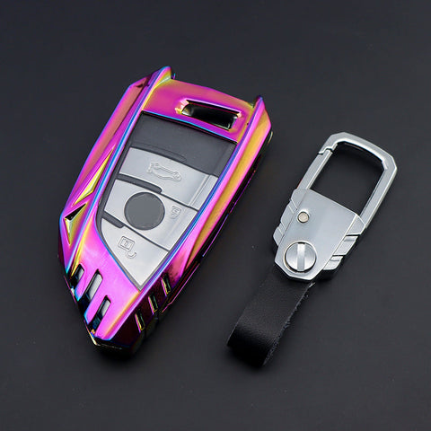 BMW New Key Armour Metal Alloy Keycase with Holder & Rope Chain