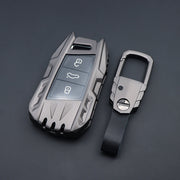 Skoda/Volkswagen New Keyless Remote Key Armour Metal Alloy Keycase with Holder & Rope Chain