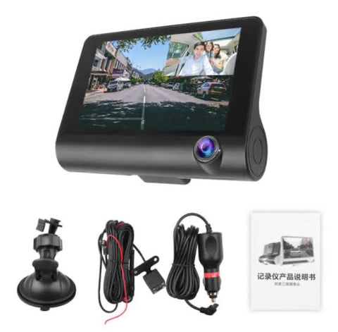 3 Way Car DVR Camera Driving Recorder
