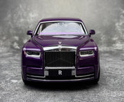 Rolls Royce Phantom VIII Purple 1:18 Dealer Edition Licensed Diecast Car Model