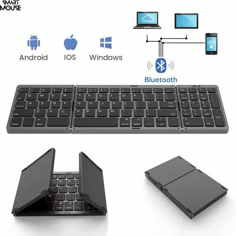 Airy Pad | Foldable Wireless Bluetooth Keyboard
