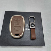 MG Gloster Key Exclusive Aluminium Alloy Leather Keycase with Holder & Rope Chain