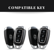Hyundai Verna 3 Button Key Exclusive Gen Z Metal Alloy Keycase
