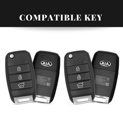 Kia Seltos/Sonet/Carens Flip Key Premium Keycase