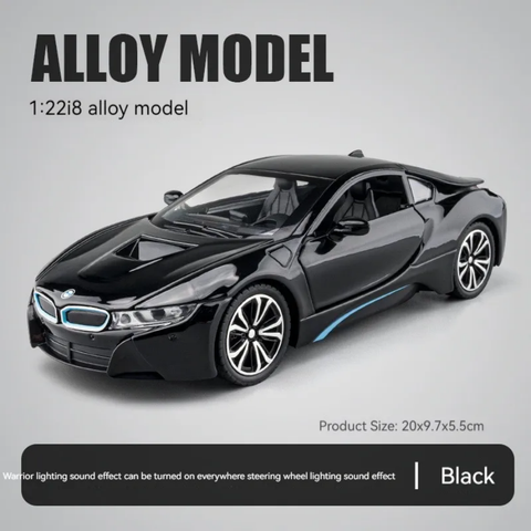 BMW i8 Metal Diecast Car 1:24 (20x8 cm)