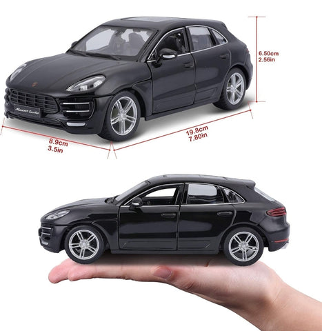 Porsche Macan Black Licensed Welly 1:24 Diecast Scale Model
