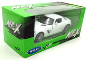 Mercedes Benz SLS AMG White Licensed Welly 1:24 Diecast Scale Model
