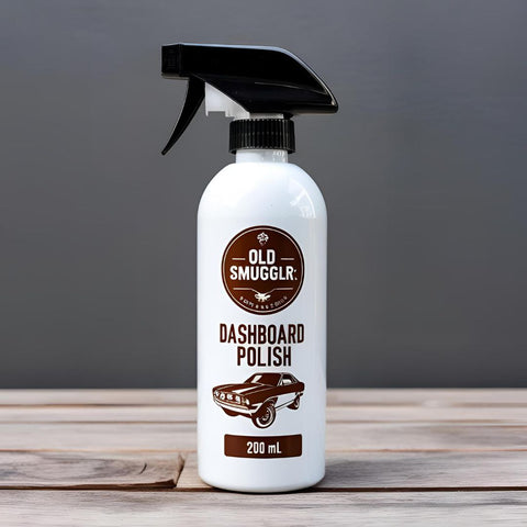 Old Smugglr Premium Car Detailing Pack Includes Car Cleaner & Polish (Body, Tyre, Dashboard, Trim) with Foam and Microfiber Clothes