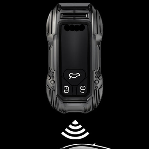 Audi Remote Key Premium Batman Metal Alloy Keycase with Holder & Rope Chain