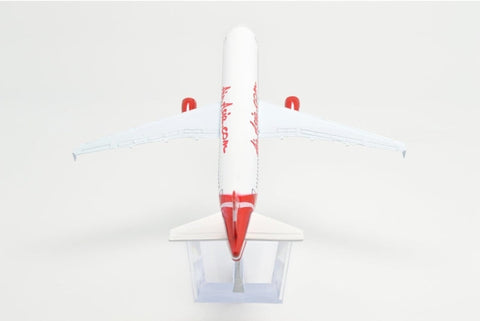 Air Asia White A320 Aeroplane Diecast Model 16 CM