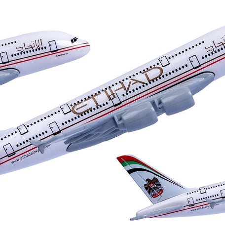 Etihad A380 Aeroplane Diecast Model 16 CM
