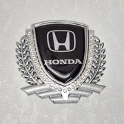 3D Owners Club v3.0 Car Metal Emblem Badge Sticker Decal (Silver) 8.3 x 8 cm