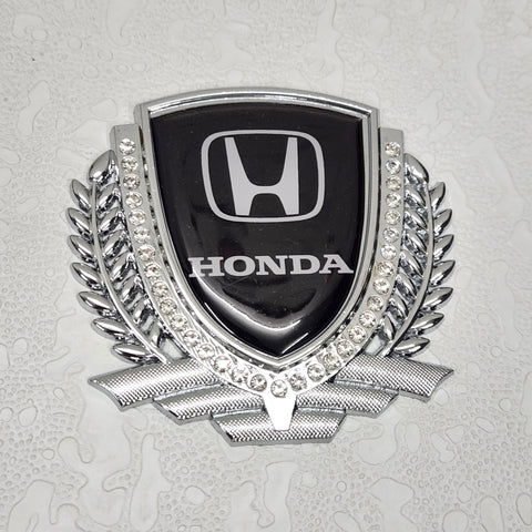 3D Owners Club v3.0 Car Metal Emblem Badge Sticker Decal (Silver) 8.3 x 8 cm