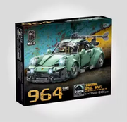 Porsche 964 Technique Version 2435 Pcs, 1:10 Scale Building Blocks Car