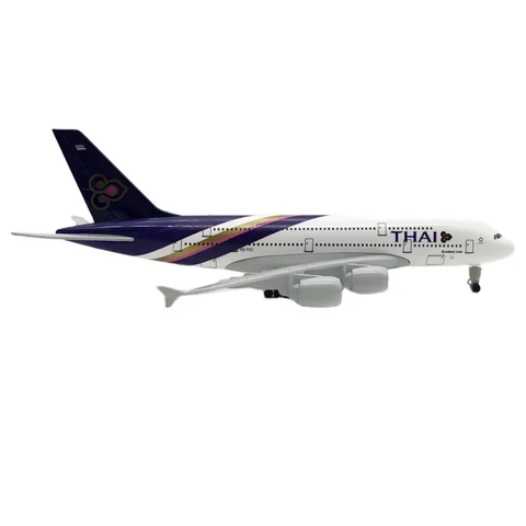 Thai Airways A380 Aeroplane Diecast Model 20 CM