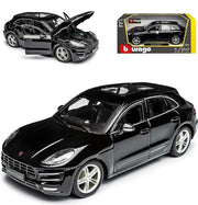 Porsche Macan Black Licensed Welly 1:24 Diecast Scale Model