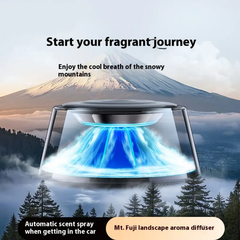 Smart Diffuser Metal Alloy Glass Cloud Landscape Perfume Aromatherapy