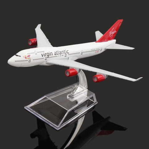 Virgin Atlantic B747 Aeroplane Diecast Model 16 CM