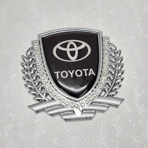 3D Owners Club v3.0 Car Metal Emblem Badge Sticker Decal (Silver) 8.3 x 8 cm