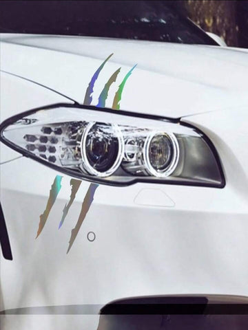 Monster Reflective Sticker Set of 2 Pcs